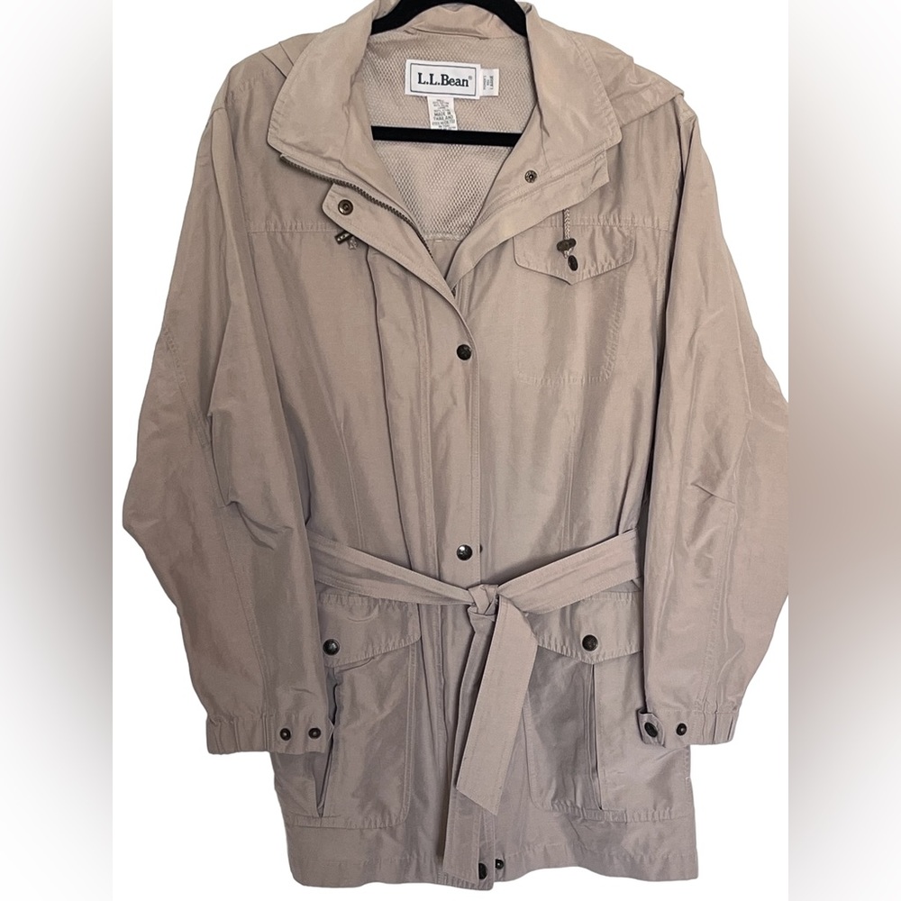 LL Bean Womens jacket Convertible hood